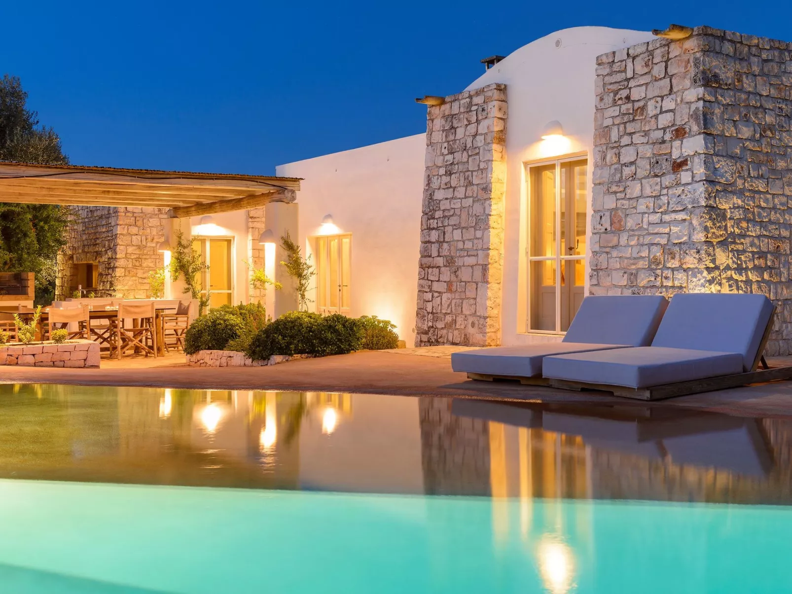 In Ostuni mit Privatem Pool-Buiten