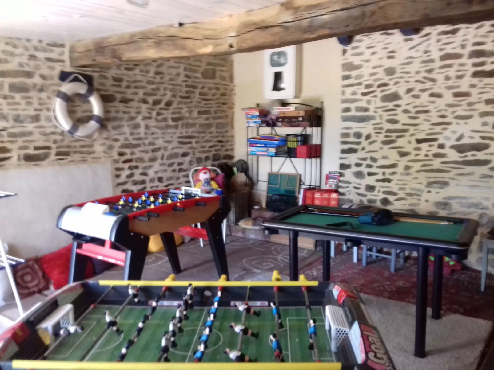 Gite Pamphilienne mit Blick auf Mont Saint Michel-Binnen