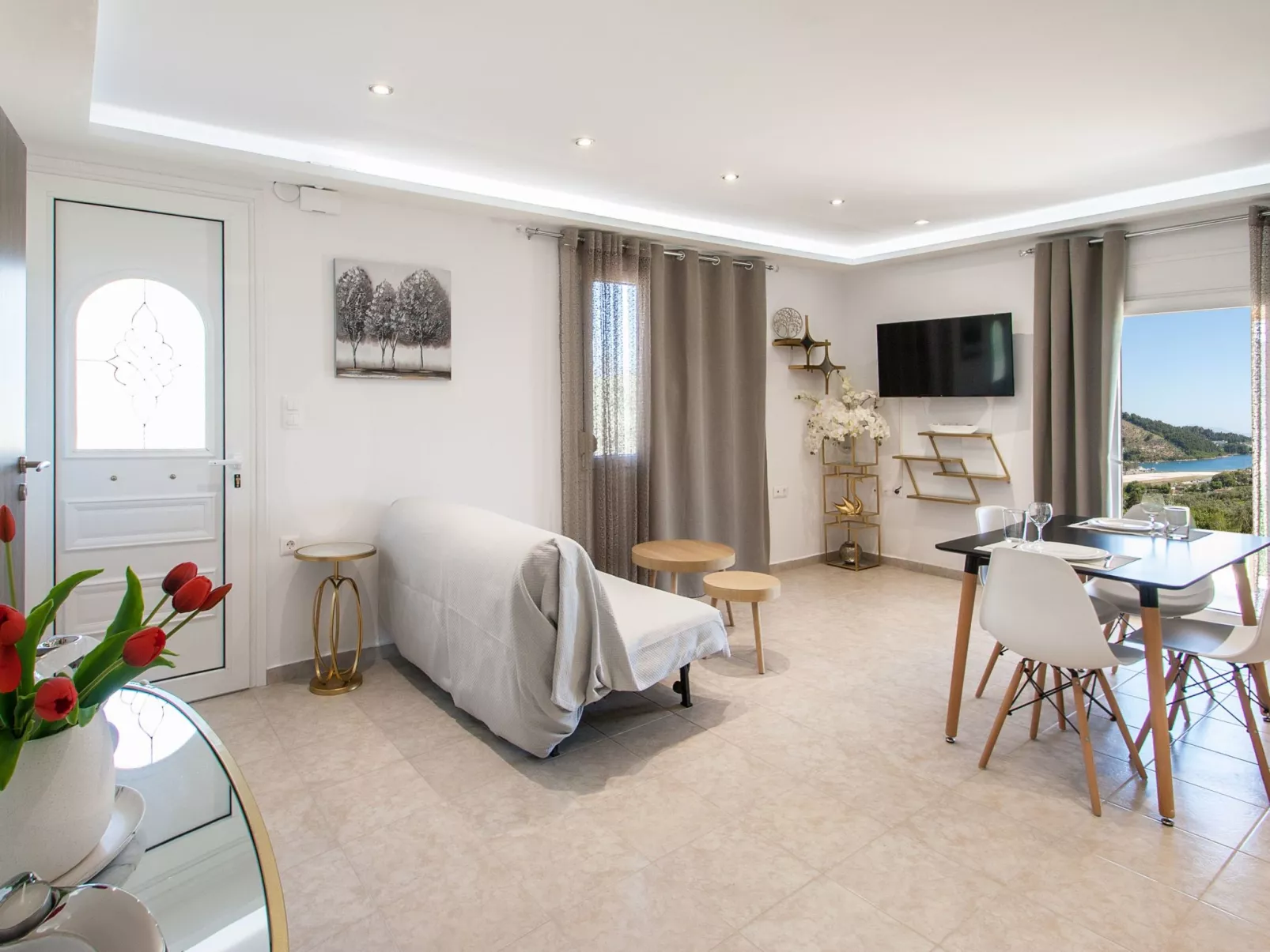 SkyFrame Villa mit atemberaubendem Blick auf das Meer...-Binnen