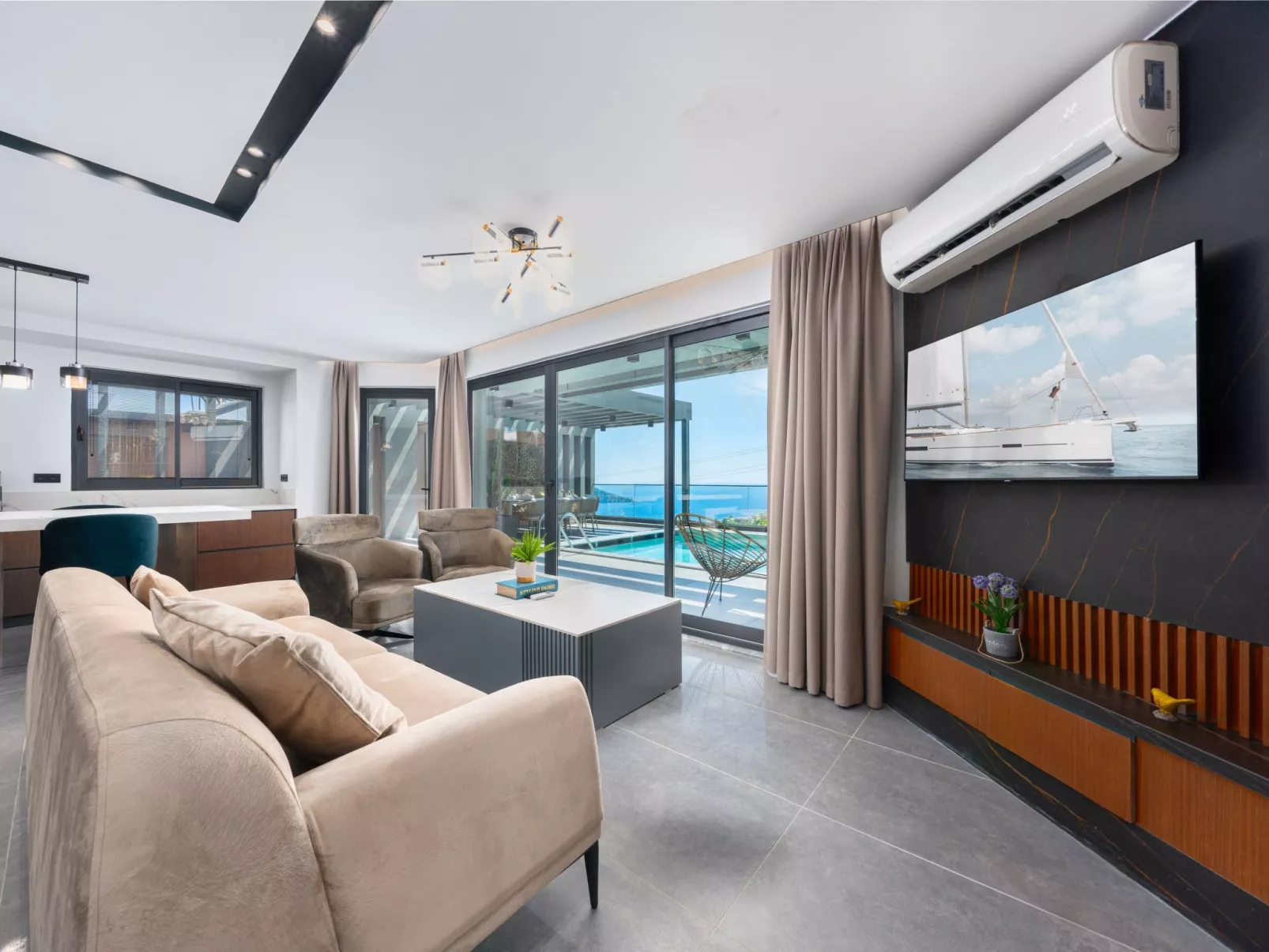 Designervilla mit Sauna Hamam Meerblick-Image-tags.info