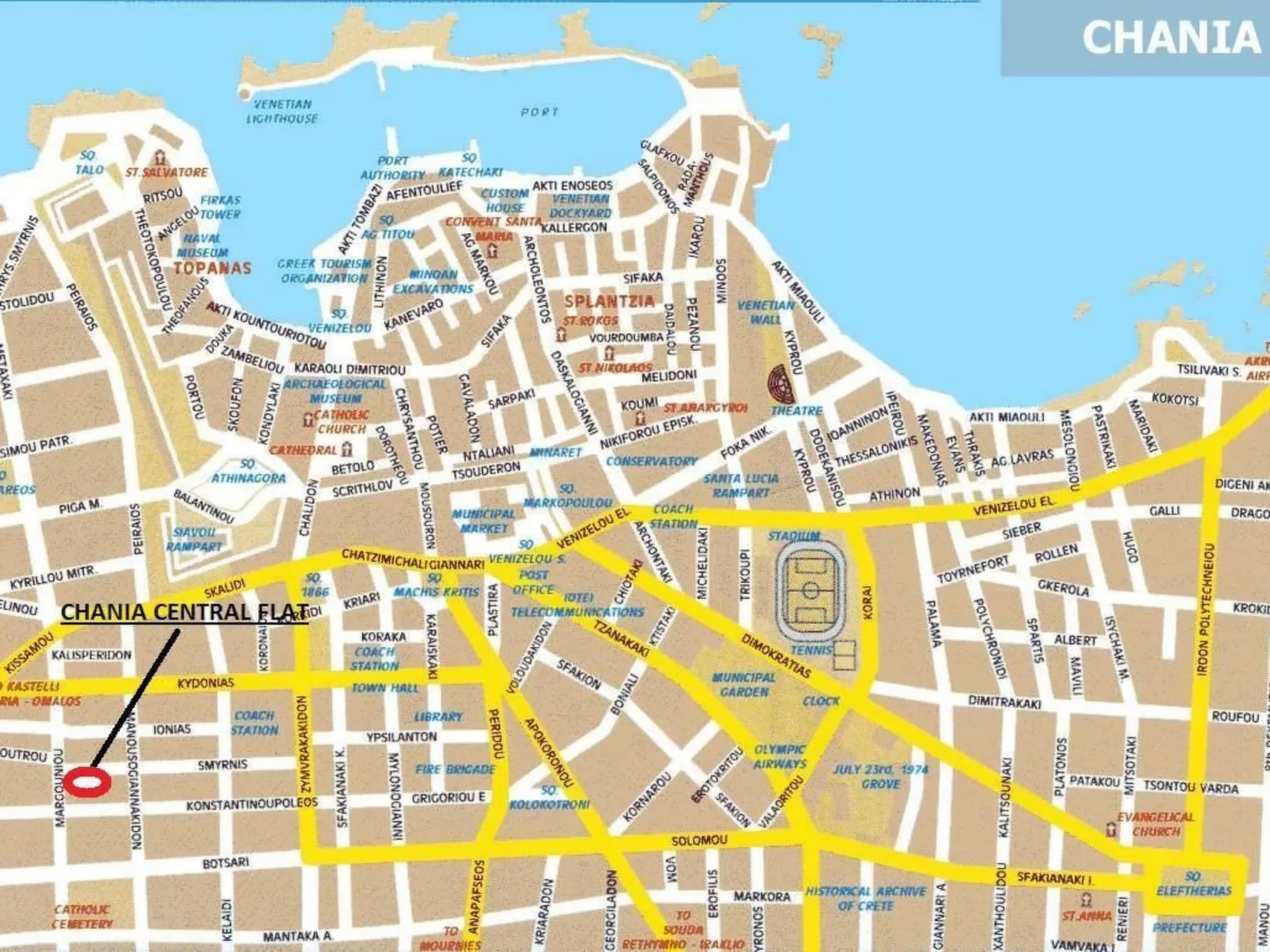 Chania Central Wohnung mit kostenlosem Parkplatz-Image-tags.info