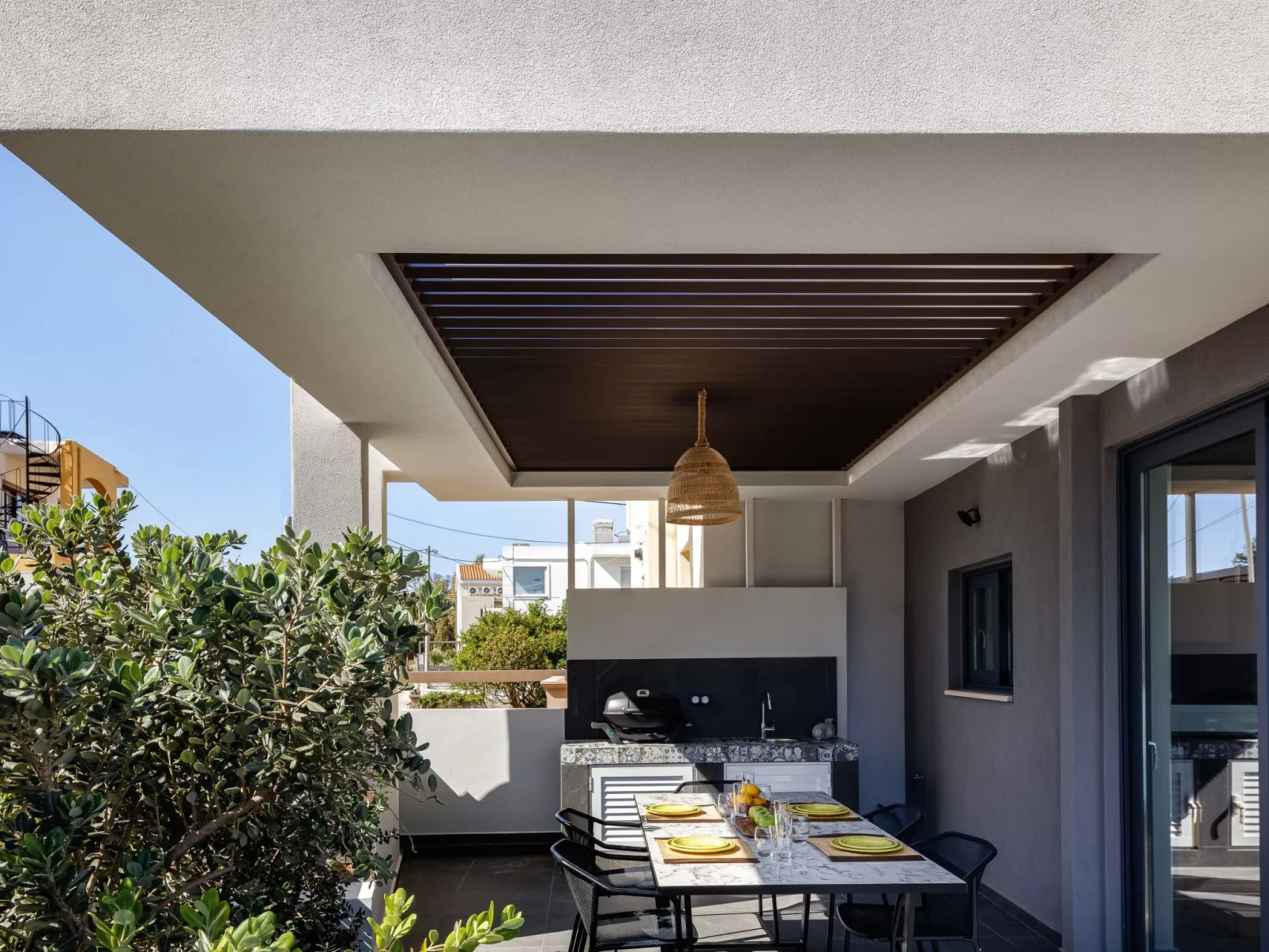 VillAgioi I - Privater Pool und 450m zum Sandstrand-Buiten