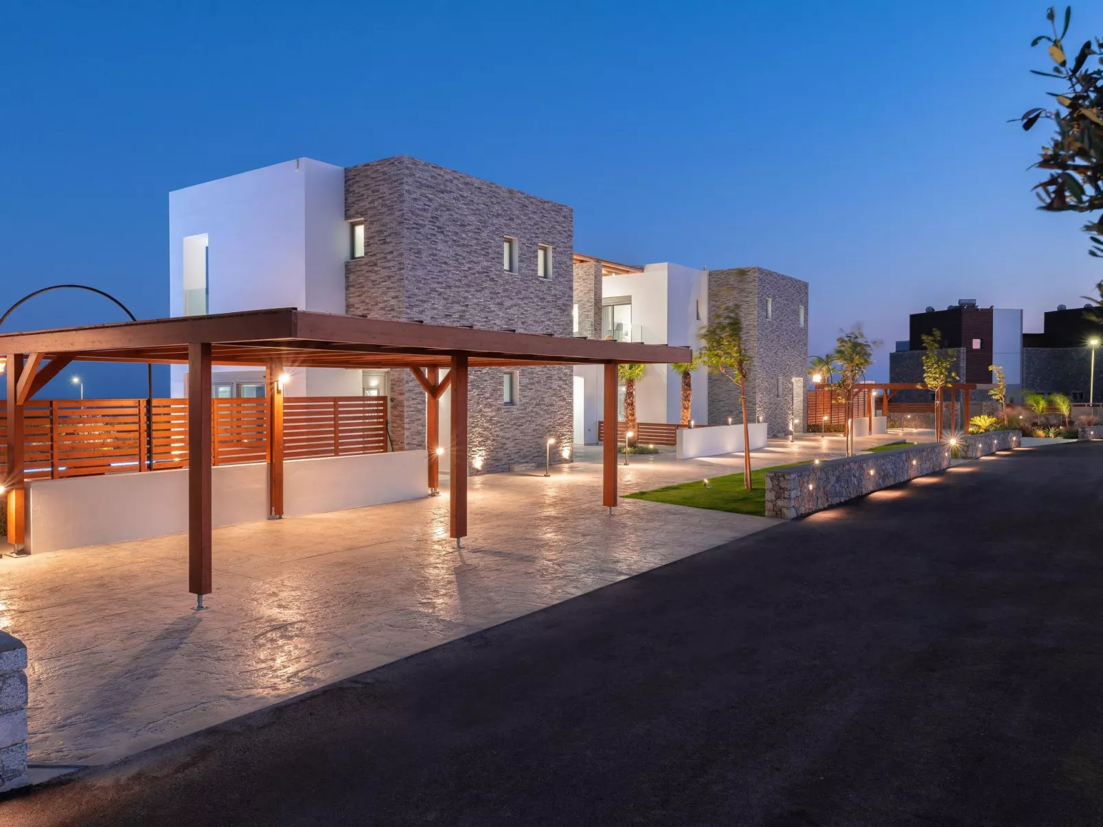 Villa Pounentis auf einem Hügel in Lachania-Image-tags.info