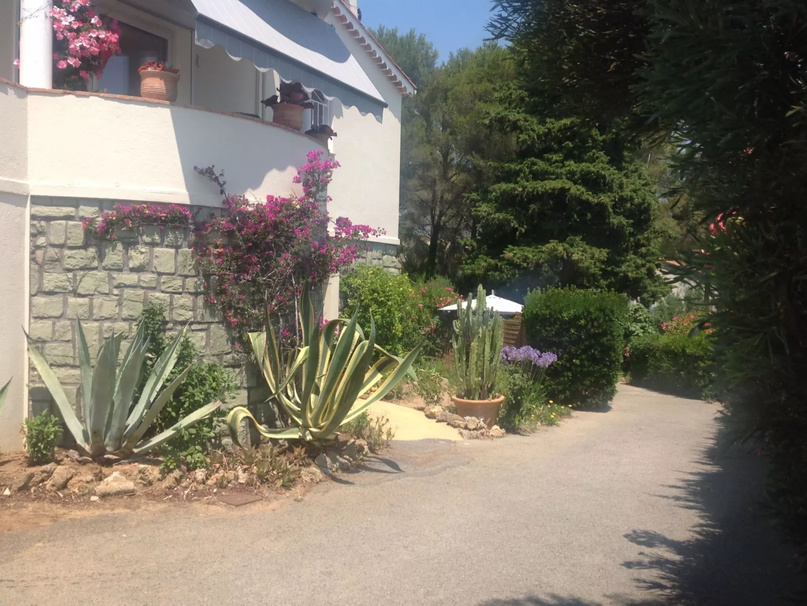 Erdgeschoss der Villa du Pébrier Côte d'Azur Saint Aygulf-Buiten