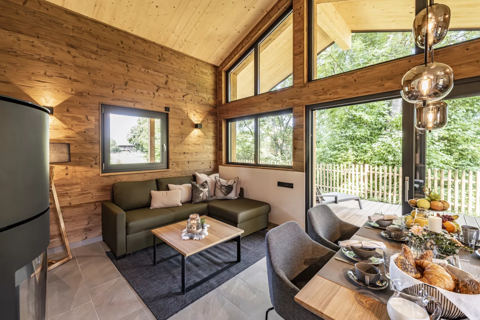 Chalet Bungalow-Woonkamer