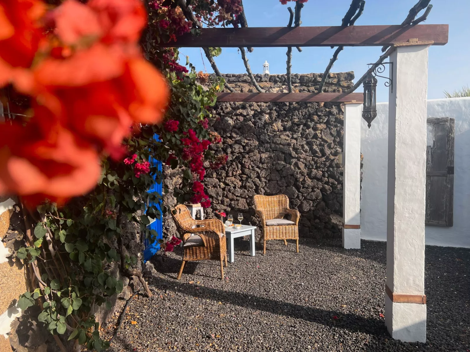 Schön eingerichtetes Bauernhaus - La Finca Yazmina-Buiten