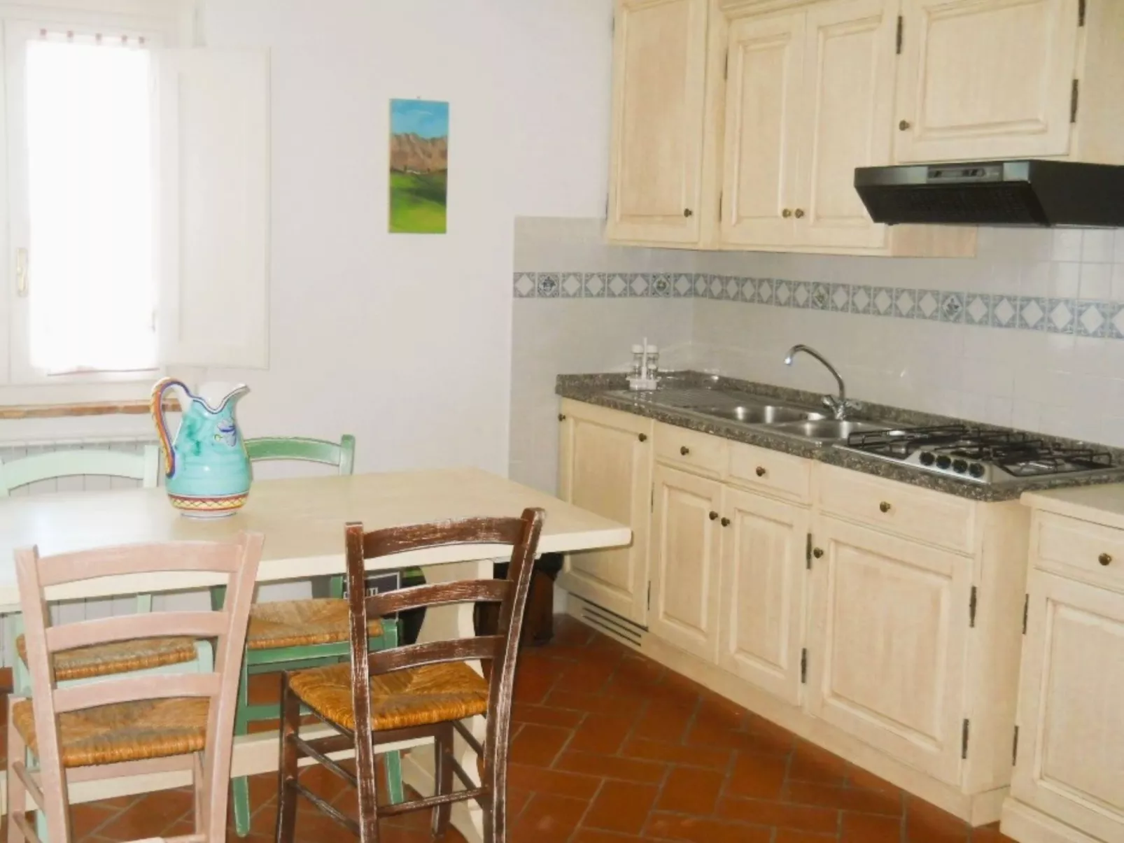 Vier-Zimmer-Wohnung Collelungo mit 1 Badezimmer-Binnen