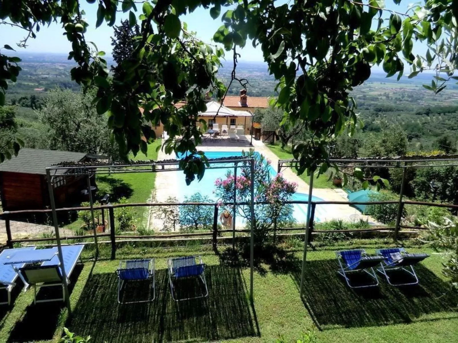 Toskanische Villa 14 Personen Ultra-Panoramapool-Buiten