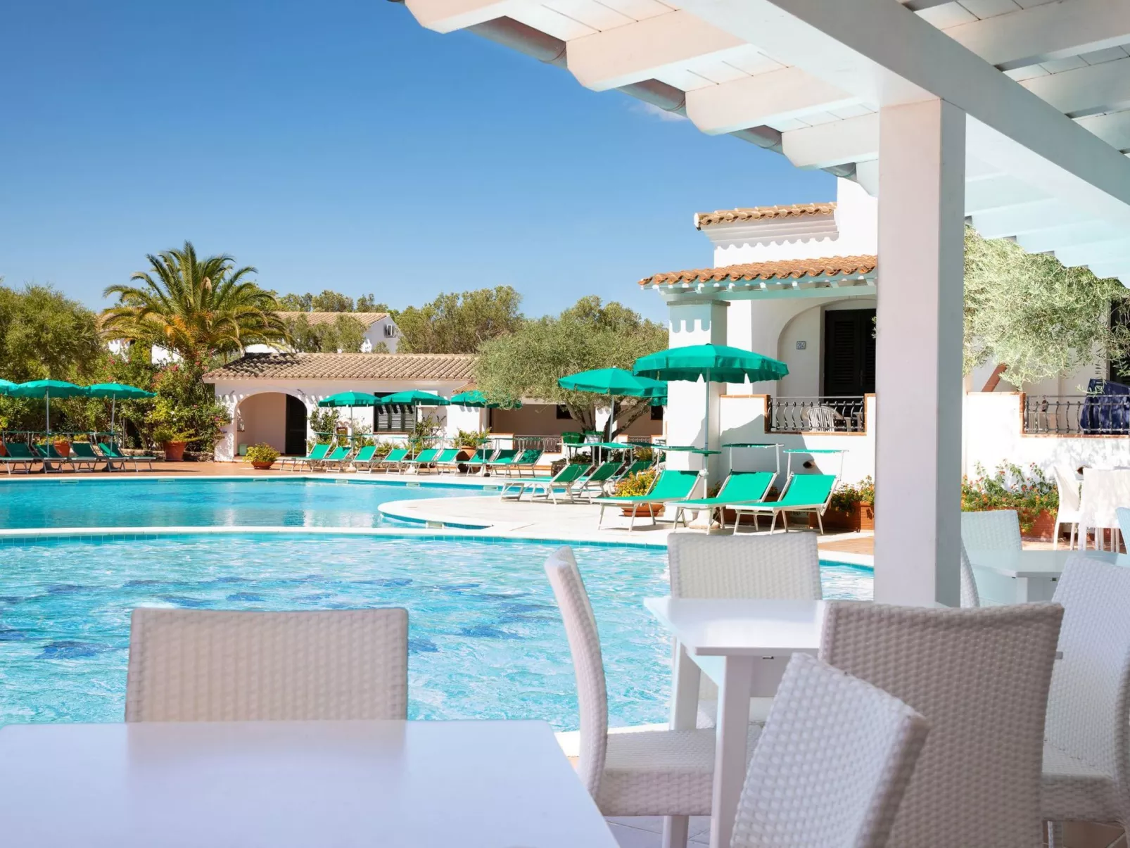 Apt. Dorata 1SC, mit gemeinsamem Schwimmbad-Buiten