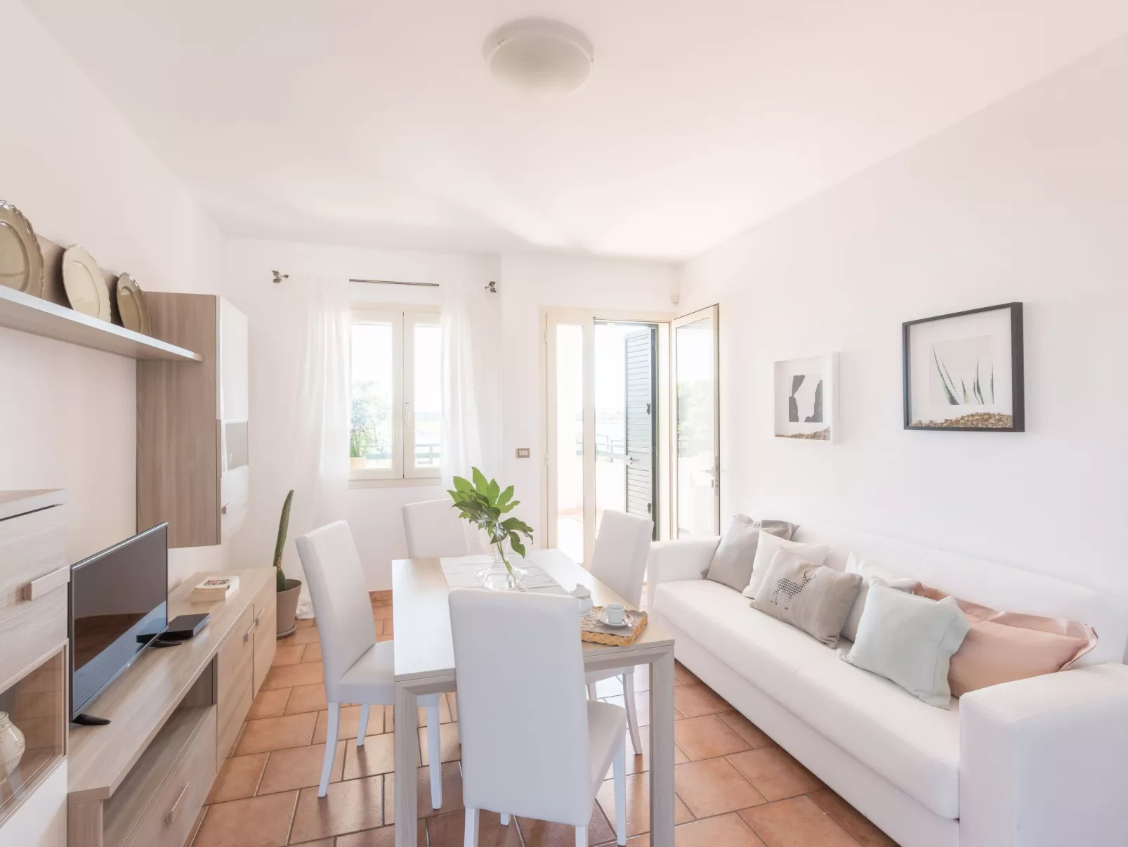 Flaches Panorama-Binnen