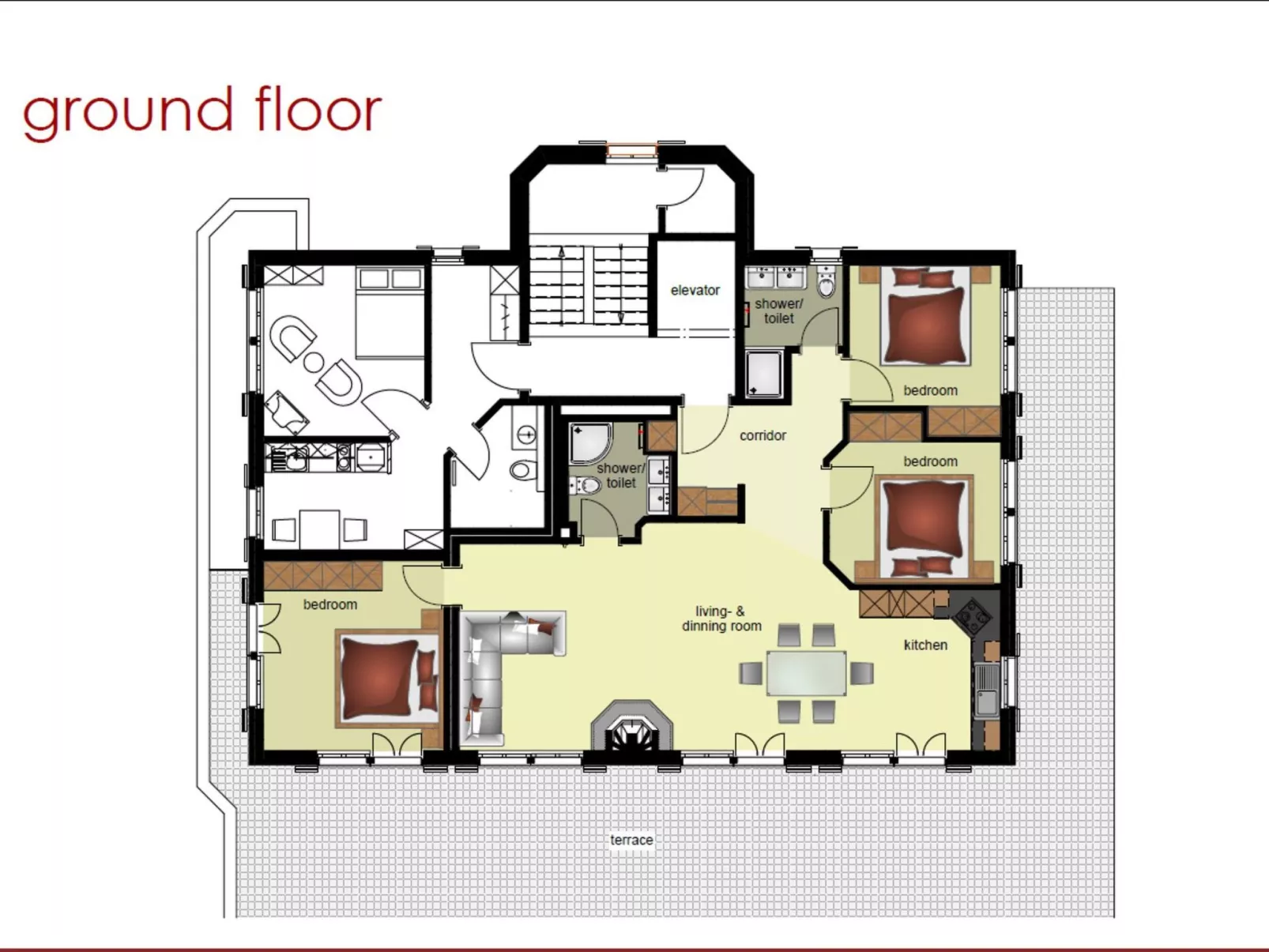 Apartment Atlanta-Binnen