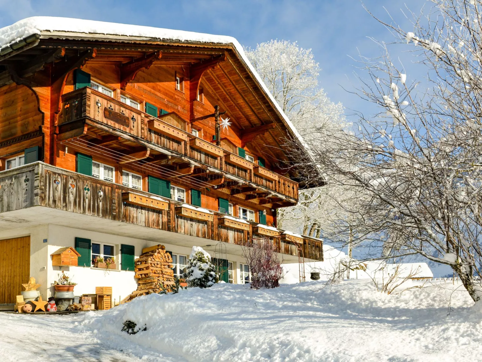 Chalet Burgstein, Studio Alpenrose-Buiten