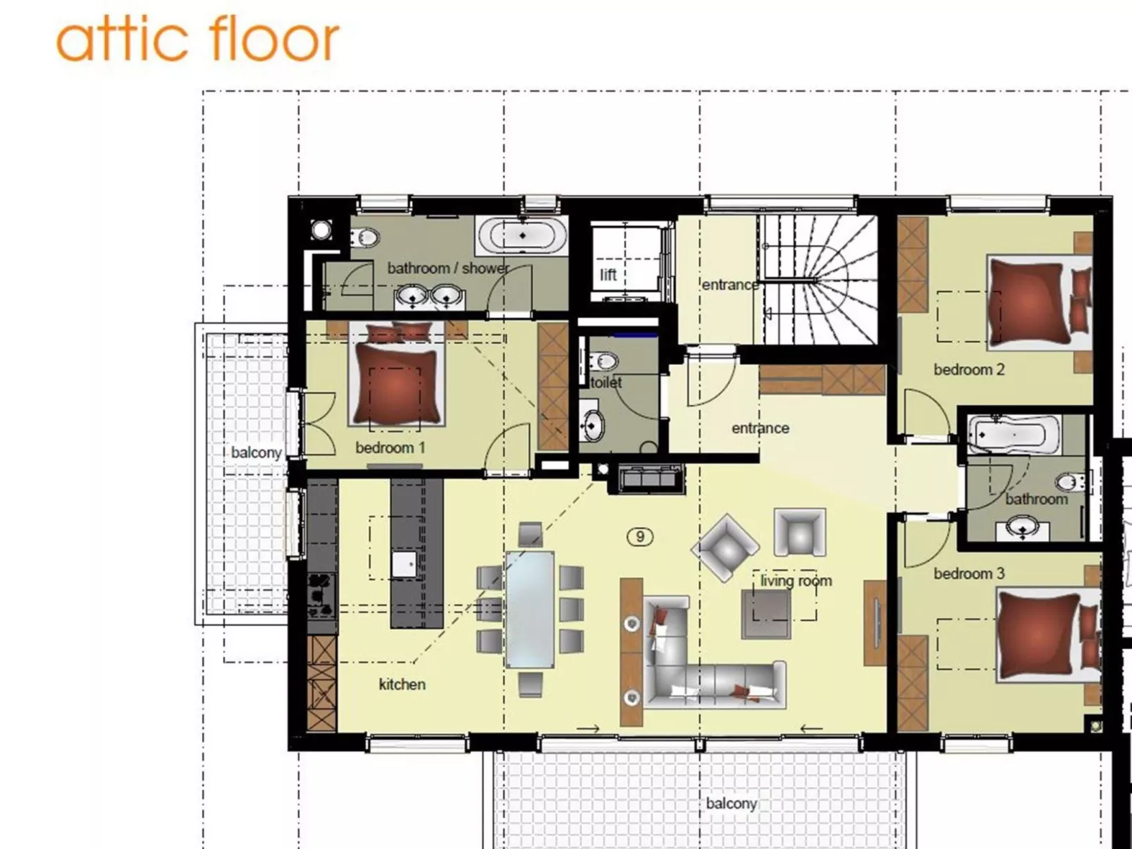 Apartment Silbersee-Binnen