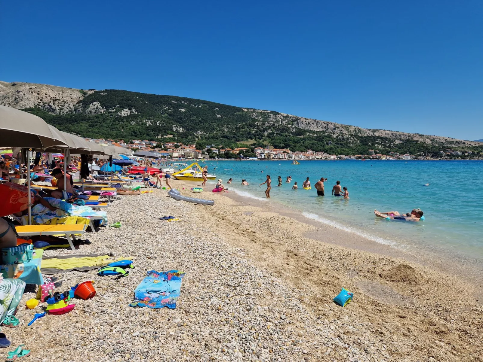 In Baška mit Eigenem Balkon - Buiten