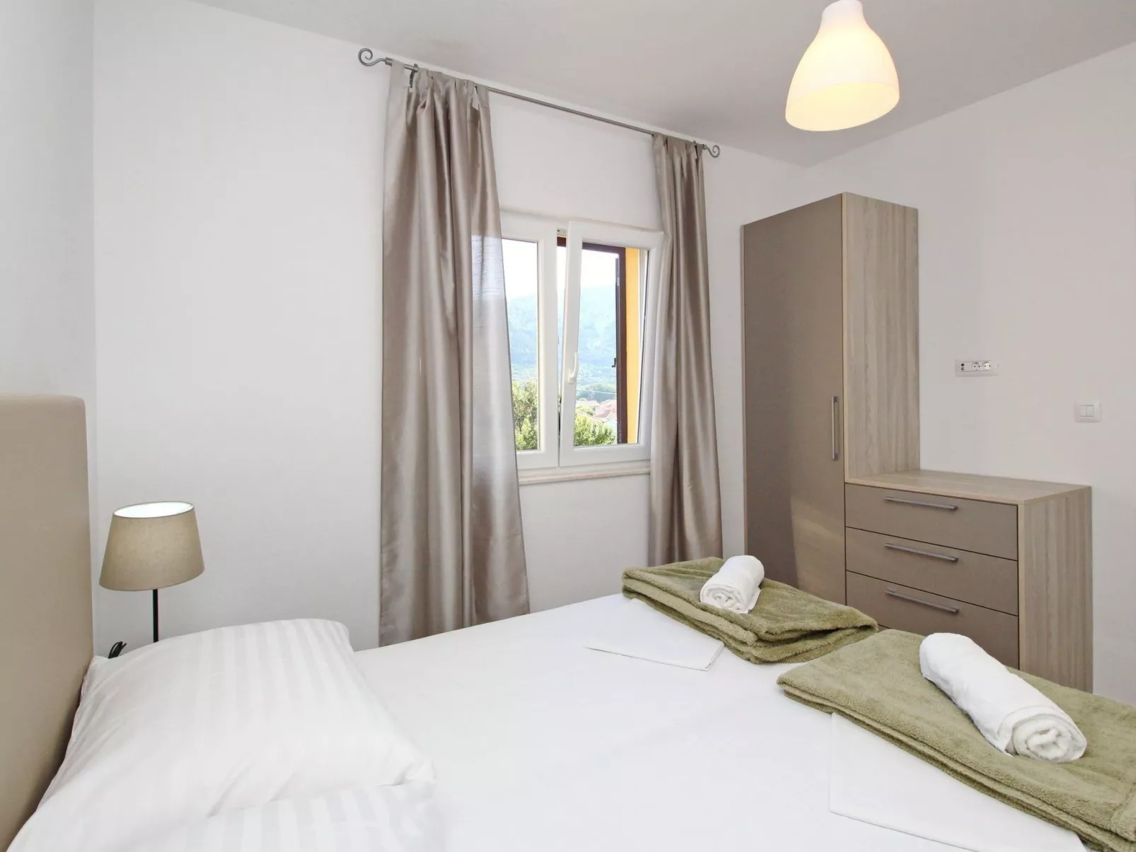 Tolles Appartement in Baška mit Eigenem Balkon-Binnen