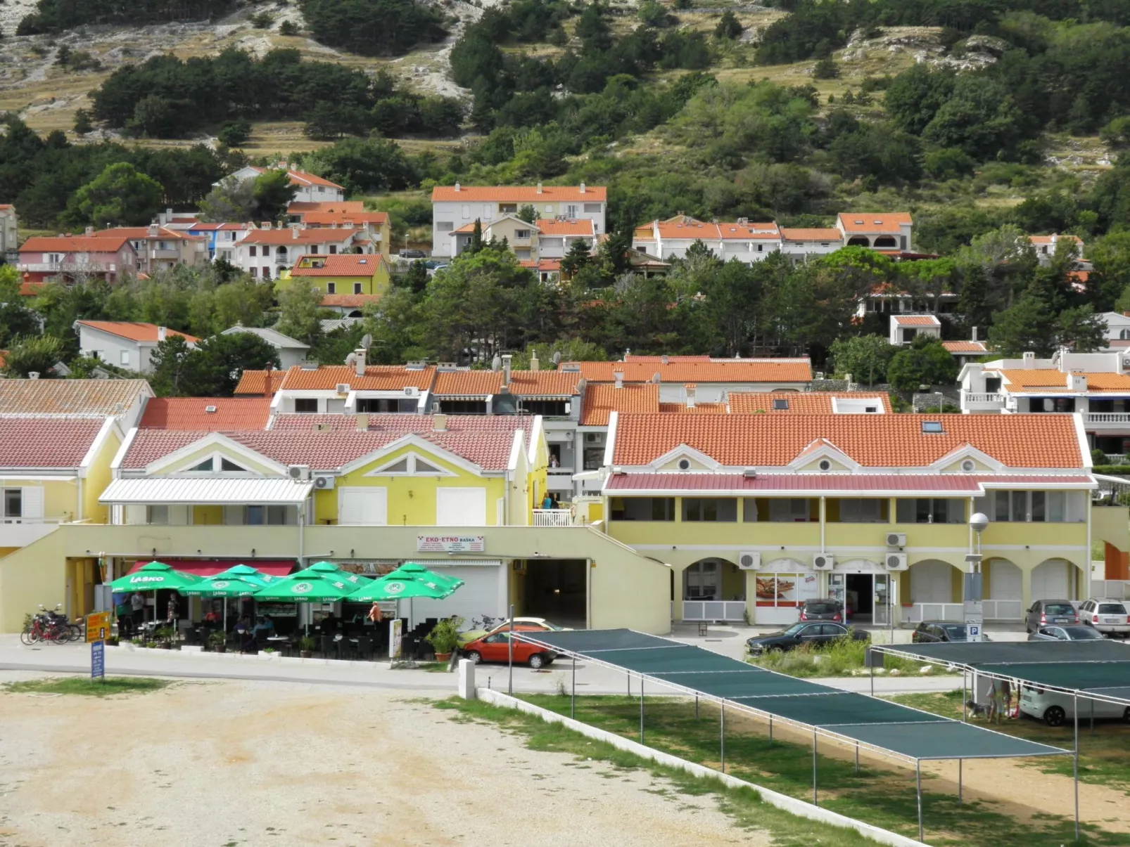 In Baška mit Eigenem Balkon-Buiten