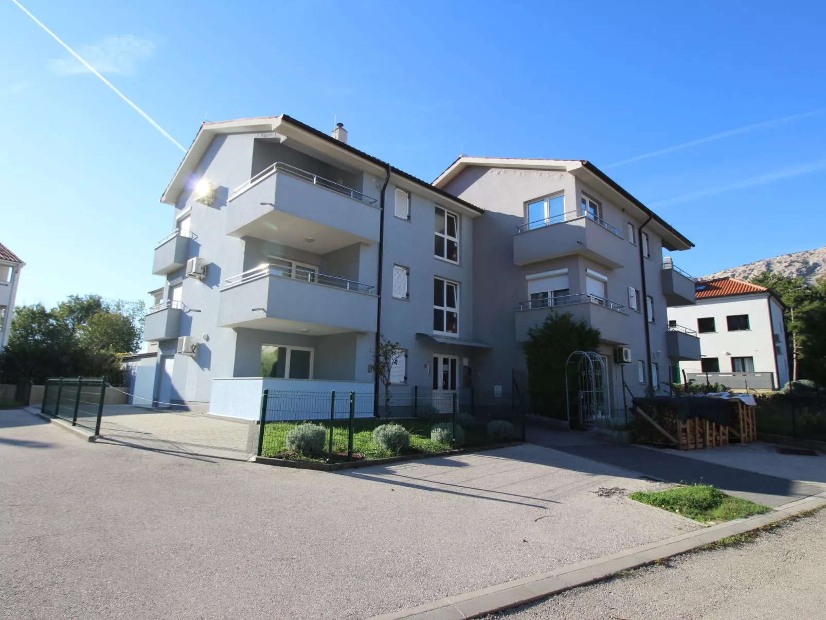 Appartement in Baška mit Eigenem Balkon-Buiten