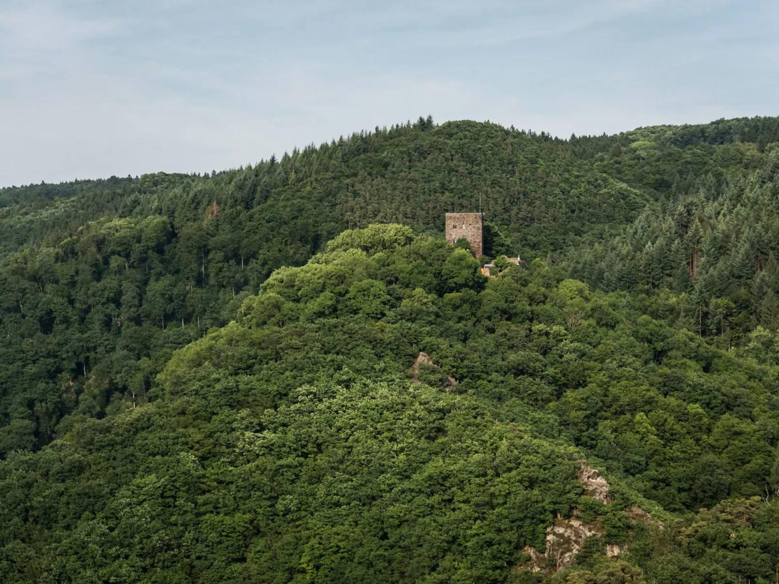 In Waldbreitbach mit Whirlpool - Buiten