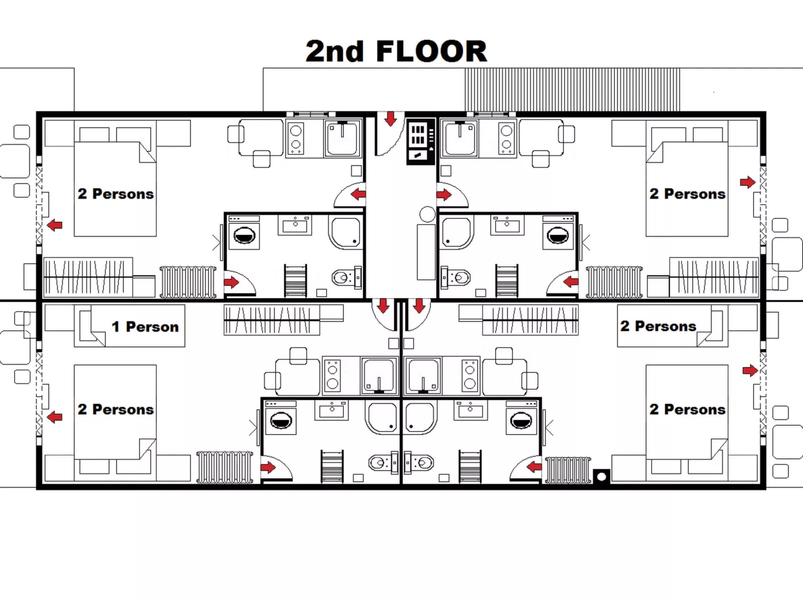 Studio für 2 Personen-Binnen