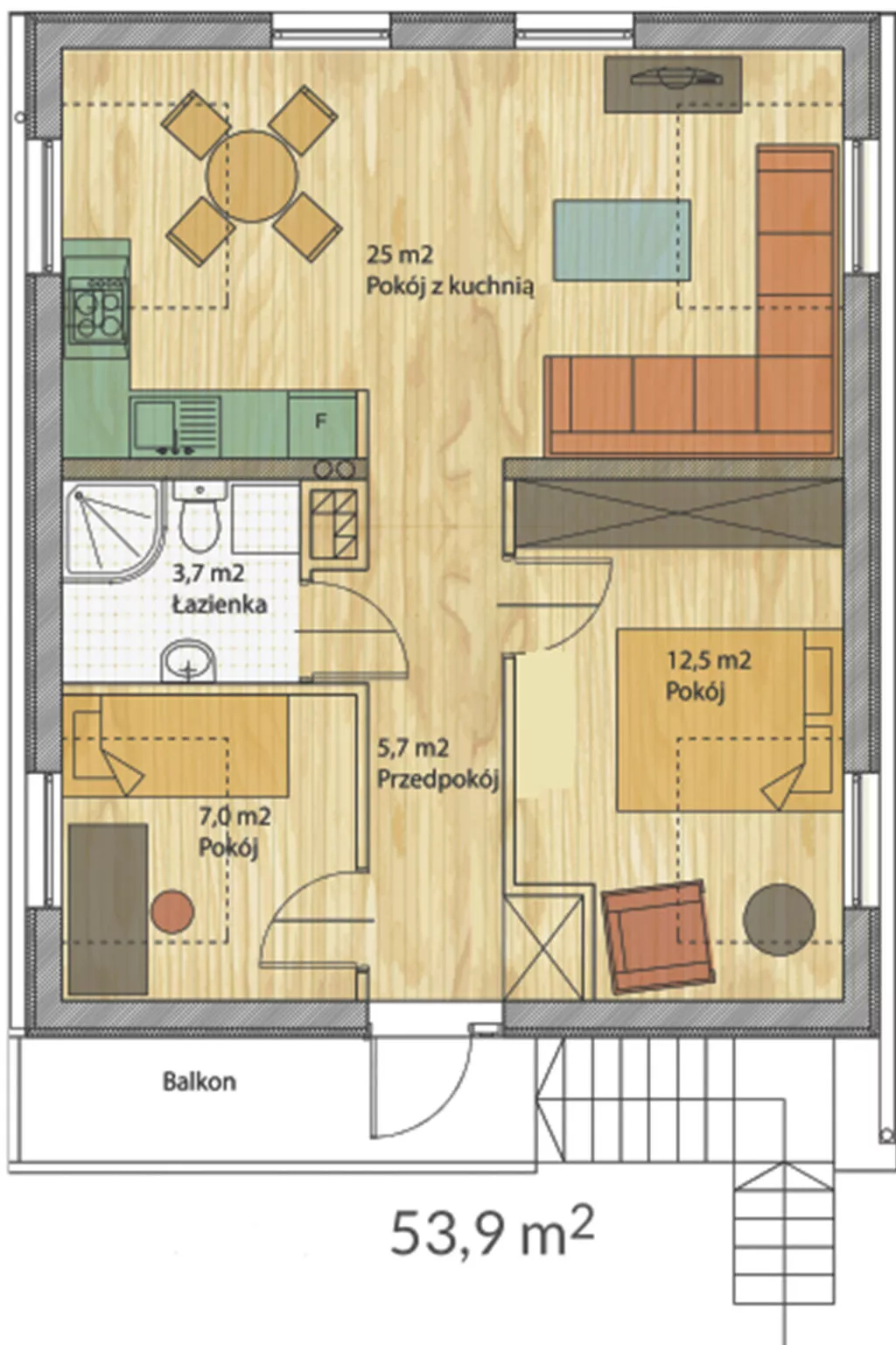 FeWo & Garten &Grill-Binnen