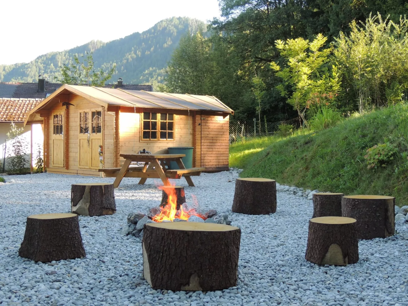 Appartement am Rosengarten-Buiten
