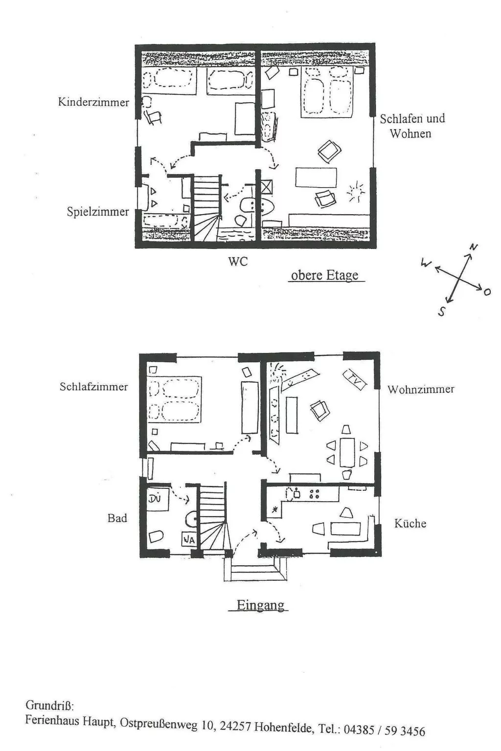 Mit Meerblick - direkt an der Ostsee-Binnen