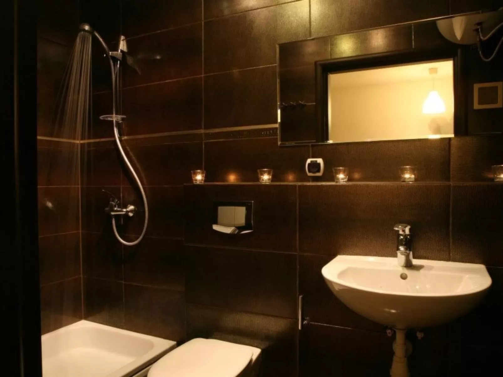 In Dźwirzyno mit Privater Terrasse-Binnen