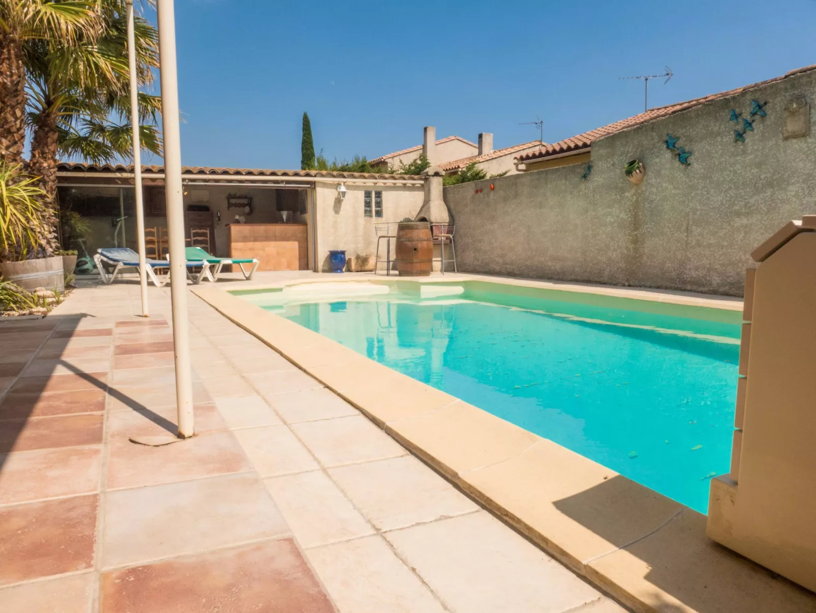 Haus für 4 Personen mit großem Privatpool-Buiten