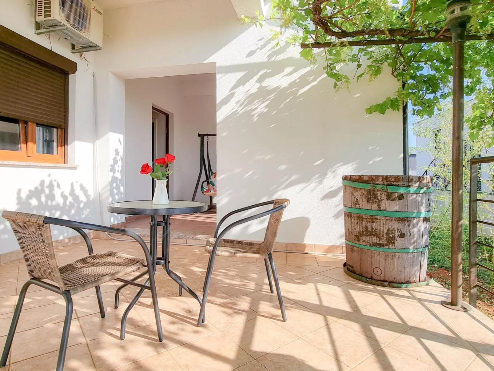 Studio "Dani 3, A2" mit Terrasse-Buiten