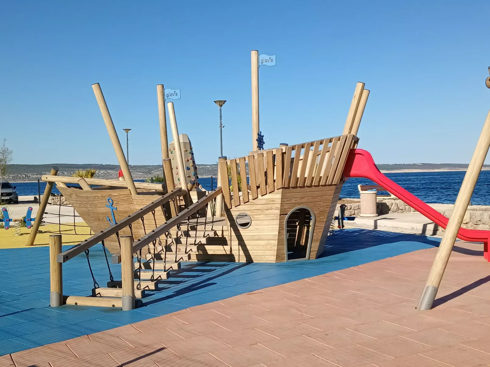 Wohnung in Starigrad mit schönem Meerblick-Buiten