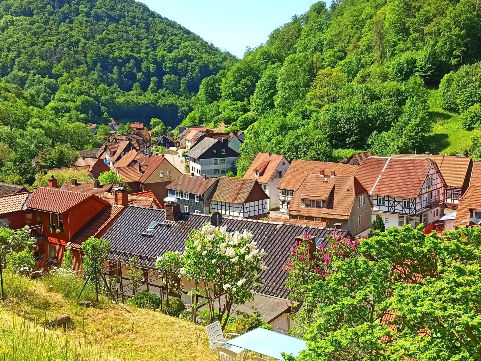 Authentisches Fachwerkhaus am Rande des Waldes-Image-tags.info