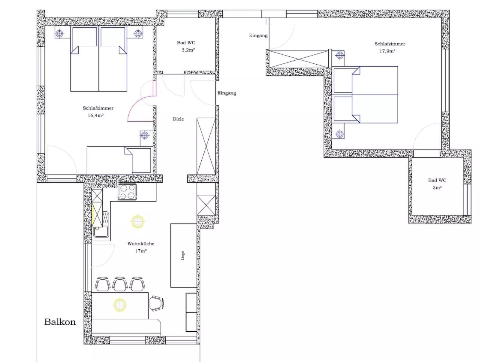 Appartement Landleben-Binnen