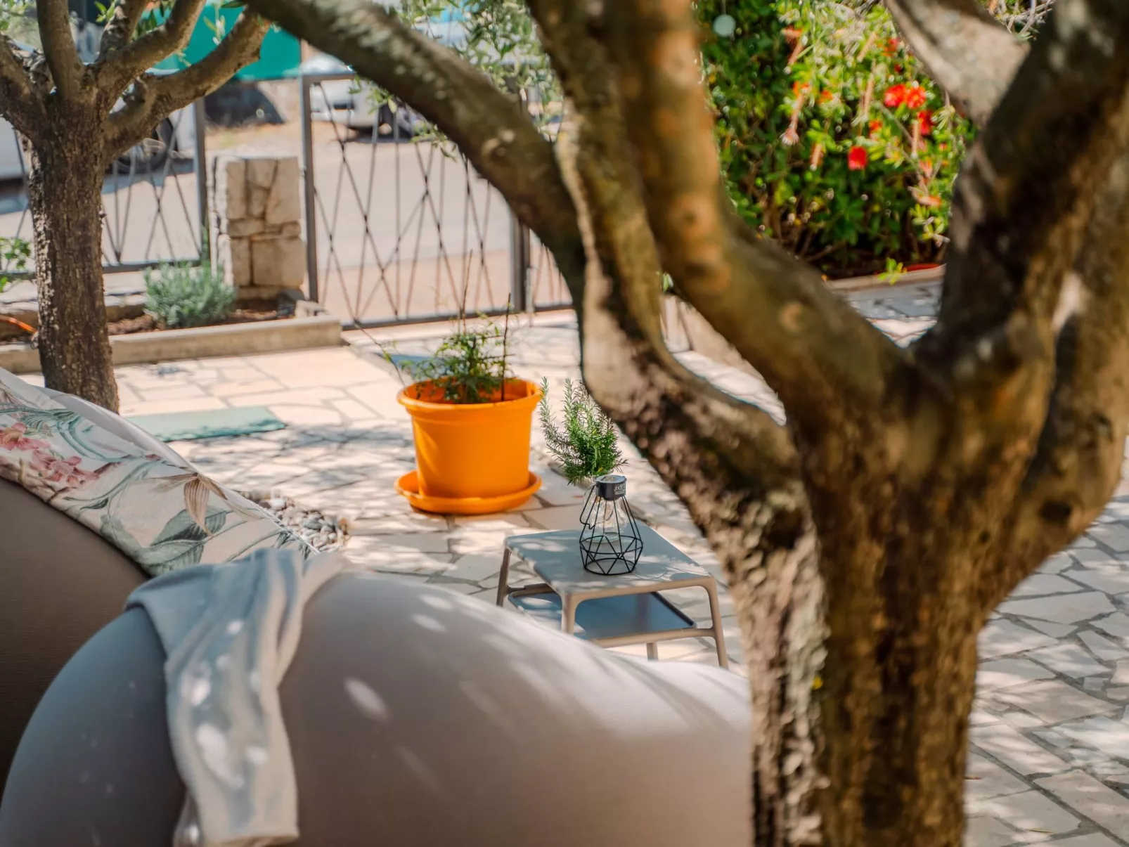 Moderne Wohnung im Erdgeschoss-Buiten