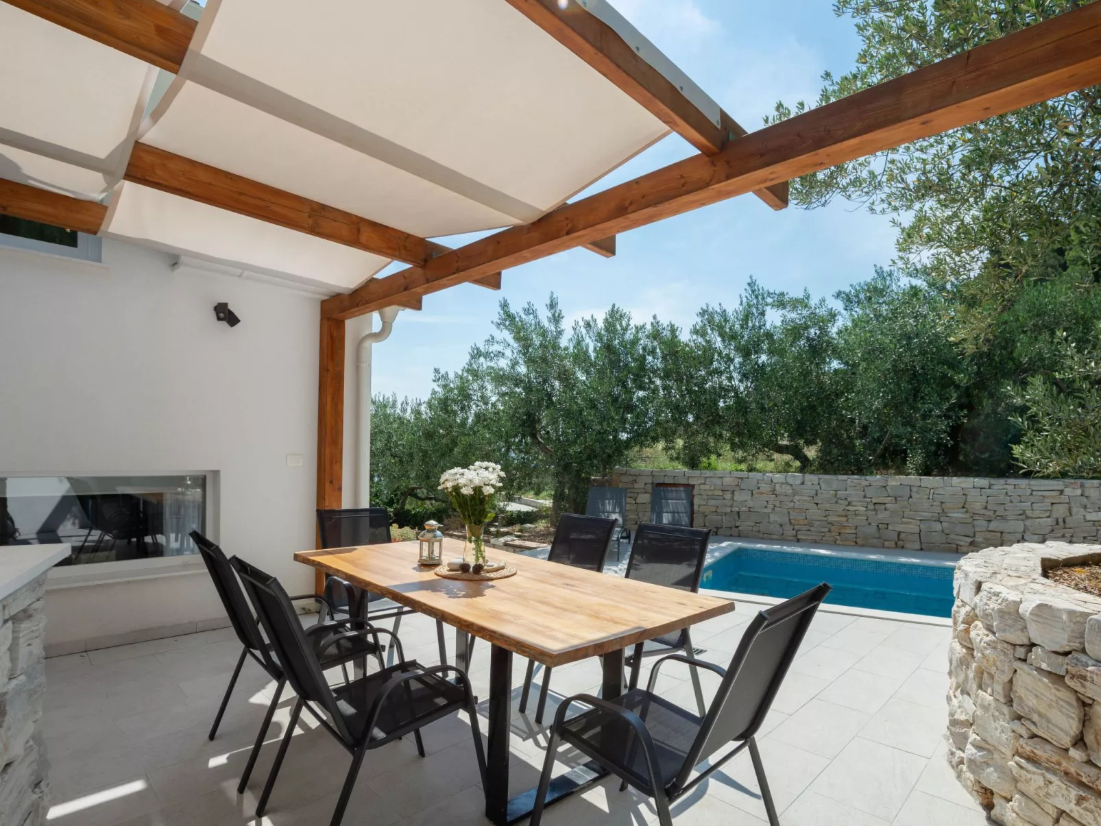 3 Schlafzimmer Villa mit beheiztem Pool und Meerblick-Image-tags.info