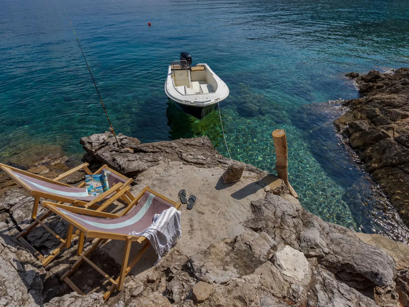 Haus in Općina Sućuraj mit Grill und Terrasse-Buiten