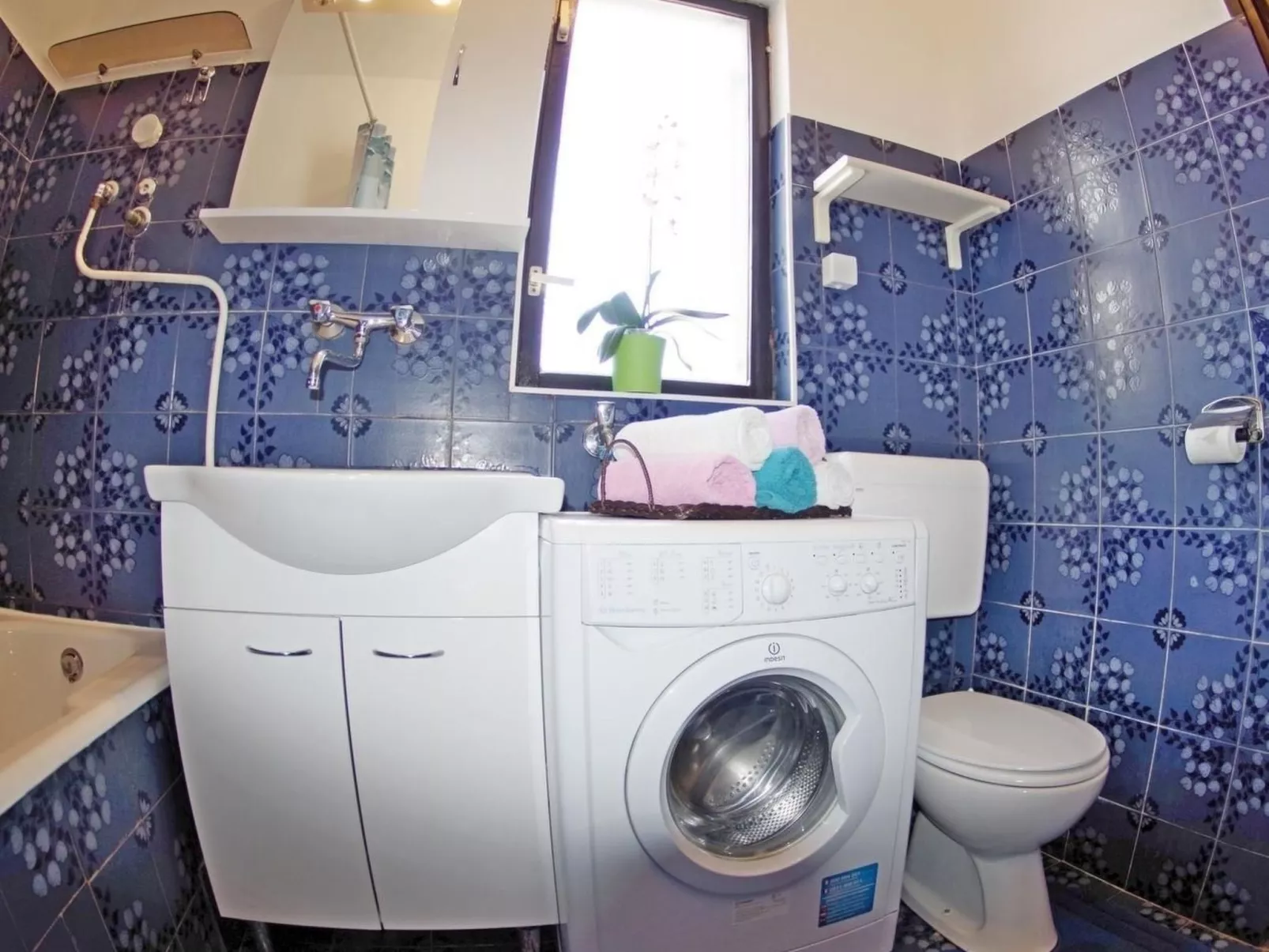 Im Dorf Peresiji-Binnen