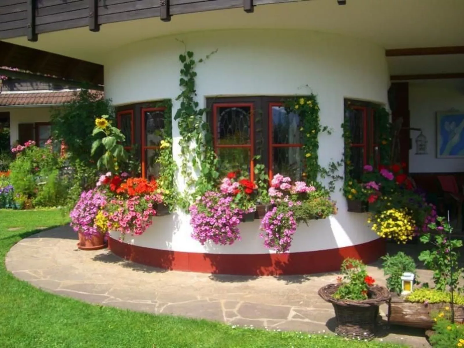 Kleine Wohnung in Seeboden mit Großem Garten - Buiten