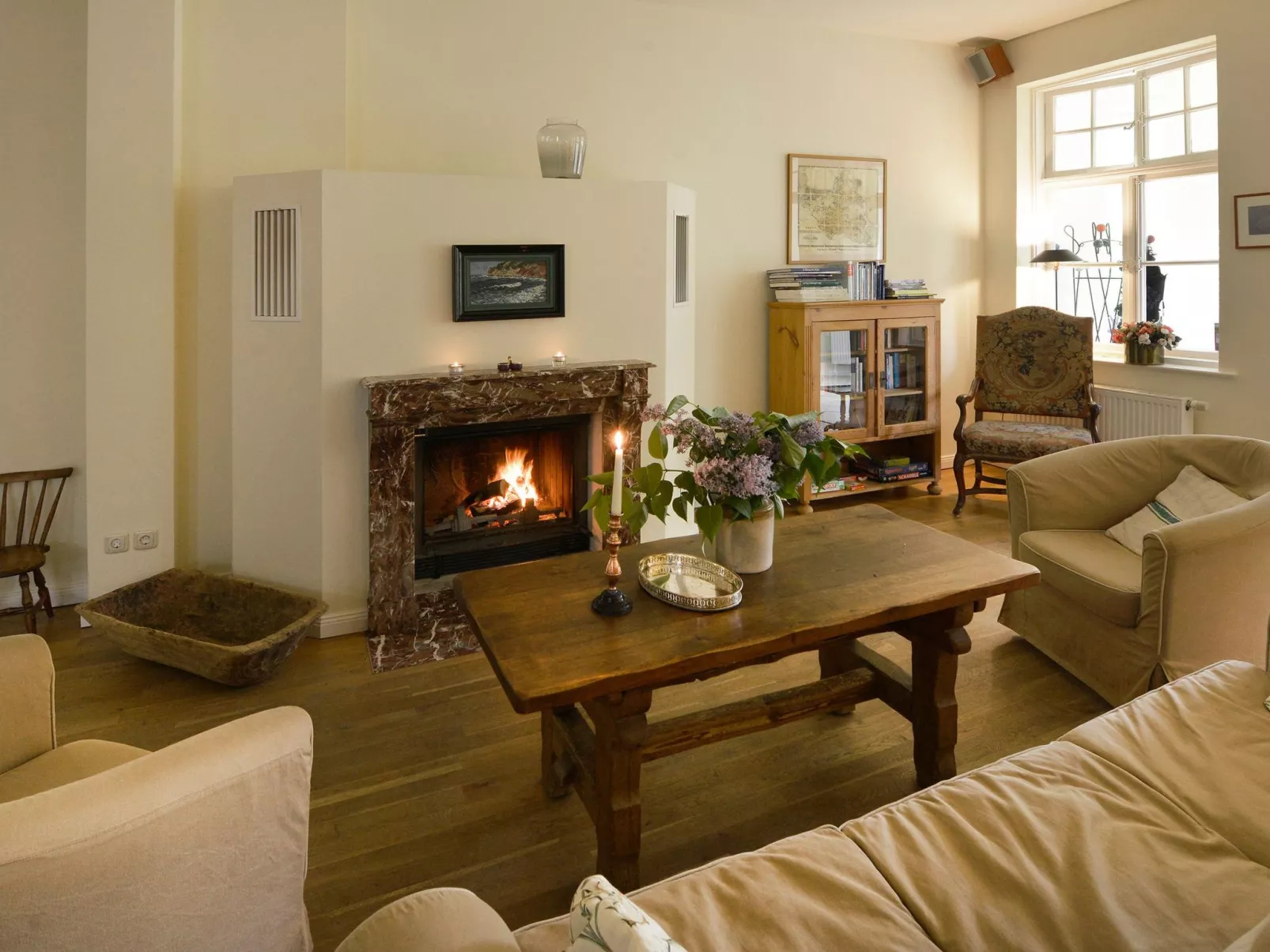 Wohnung im Erdgeschoss des Gutshauses-Binnen