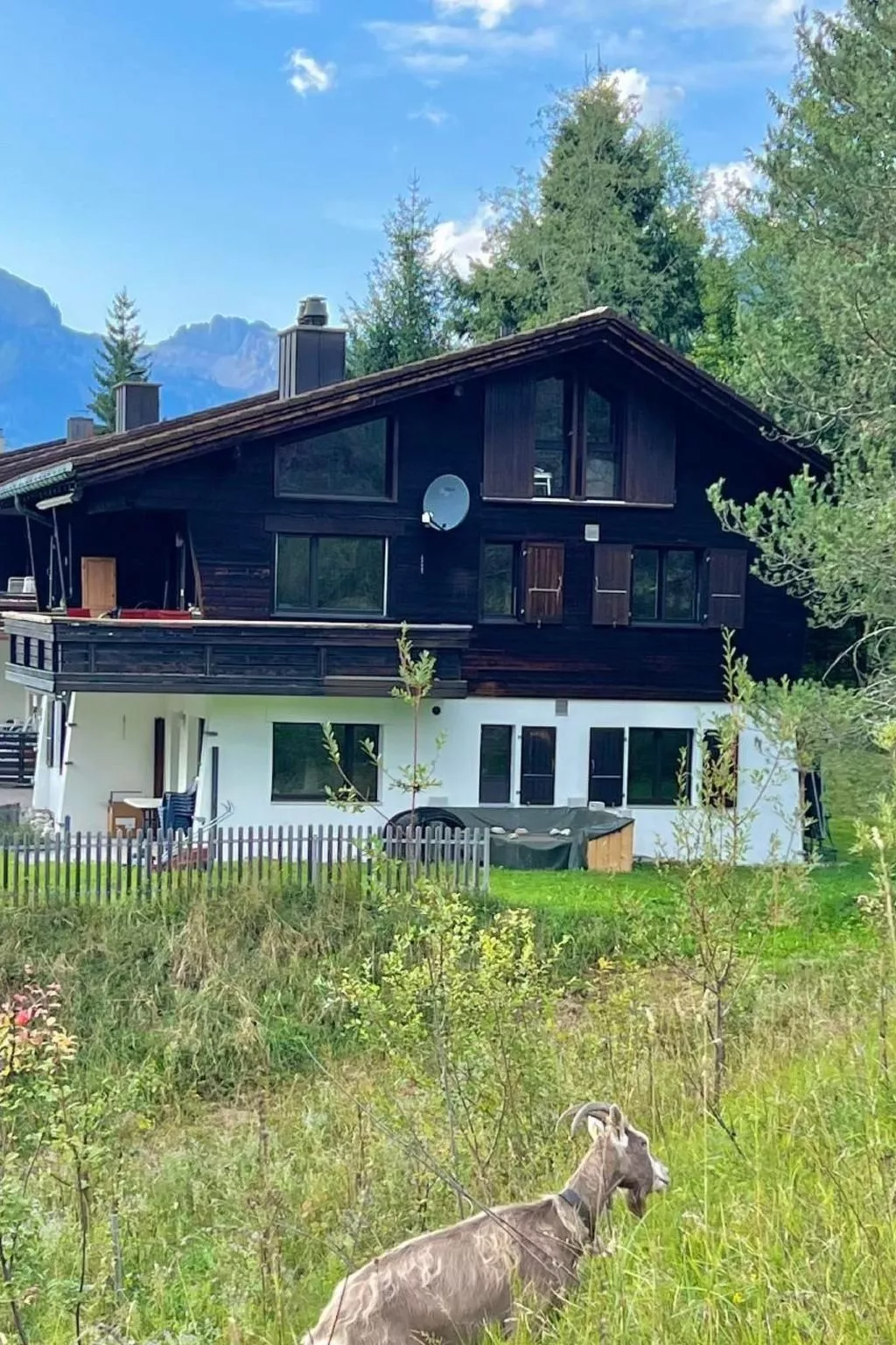 Berg-Ferienwohnung  im Chalet  Zirbeli-Buiten