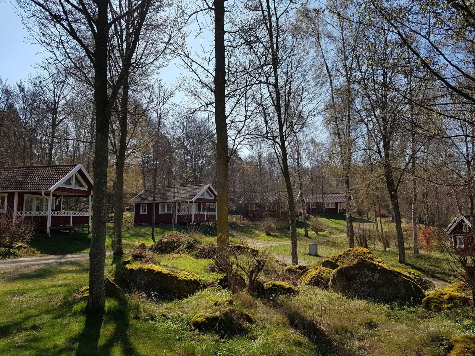 Holzhaus mit überdachter Terrasse-Buiten