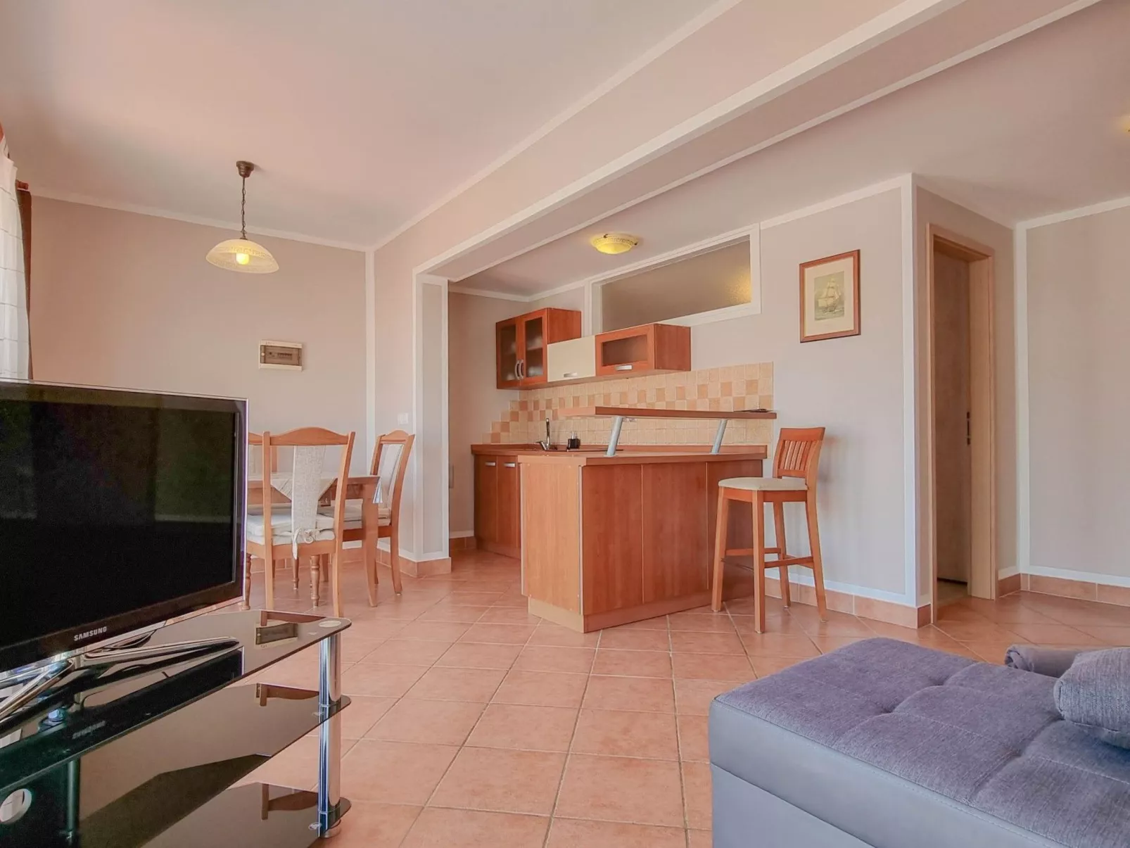 Wohnung 50m vom Meer entfernt für 2-3 Pers.-Binnen