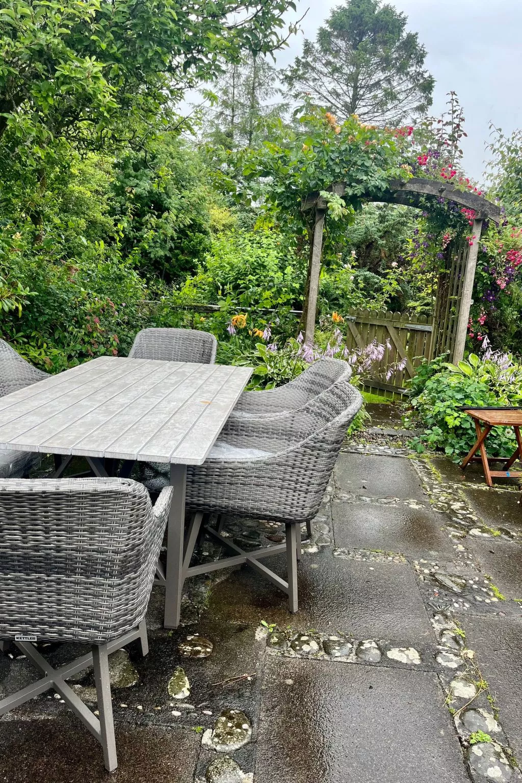 Apfel-Häuschen-Buiten