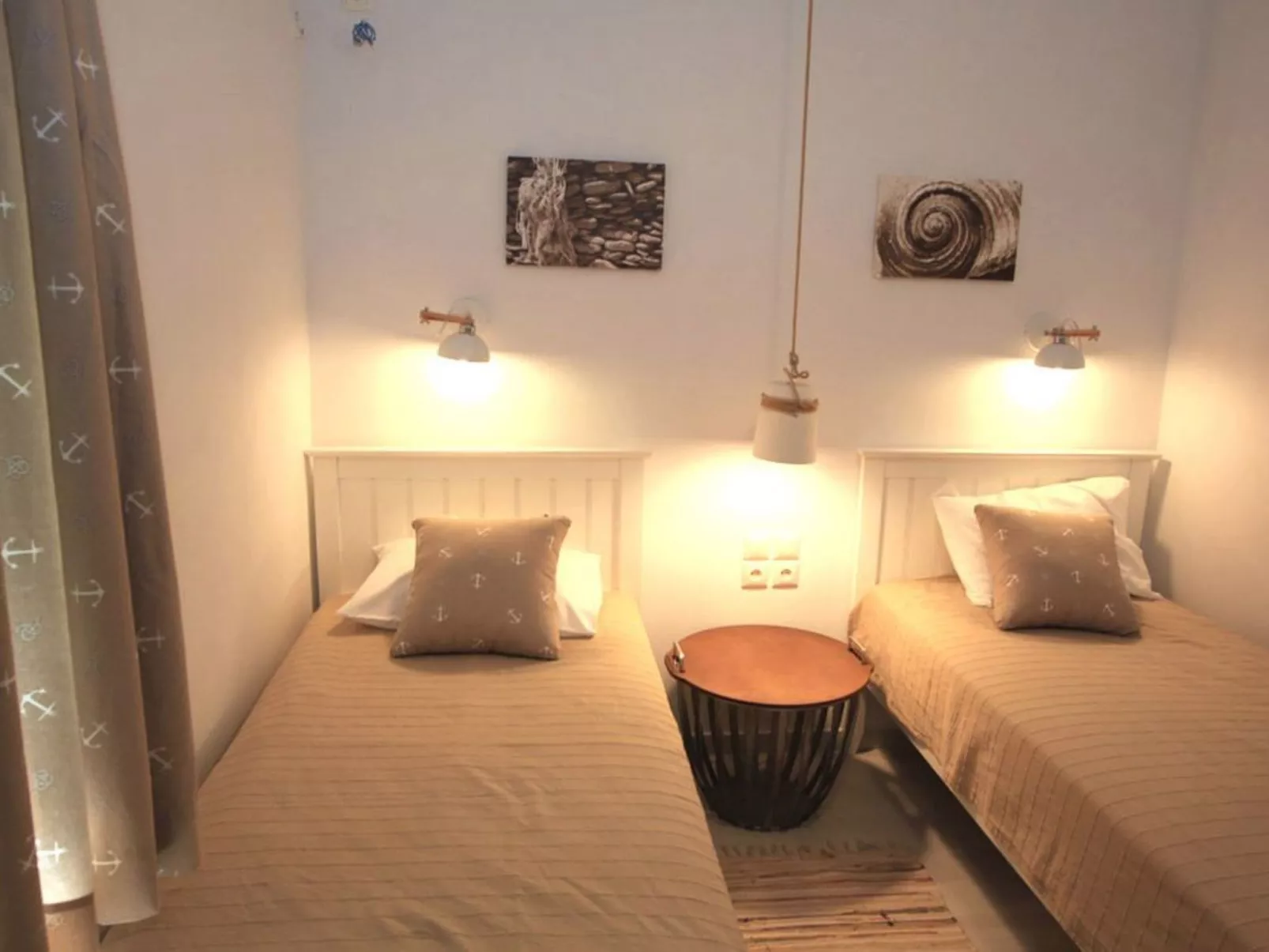 Ruhig gelegene Wohnung mit Meerblick an einem abgelegenen Strand-Binnen