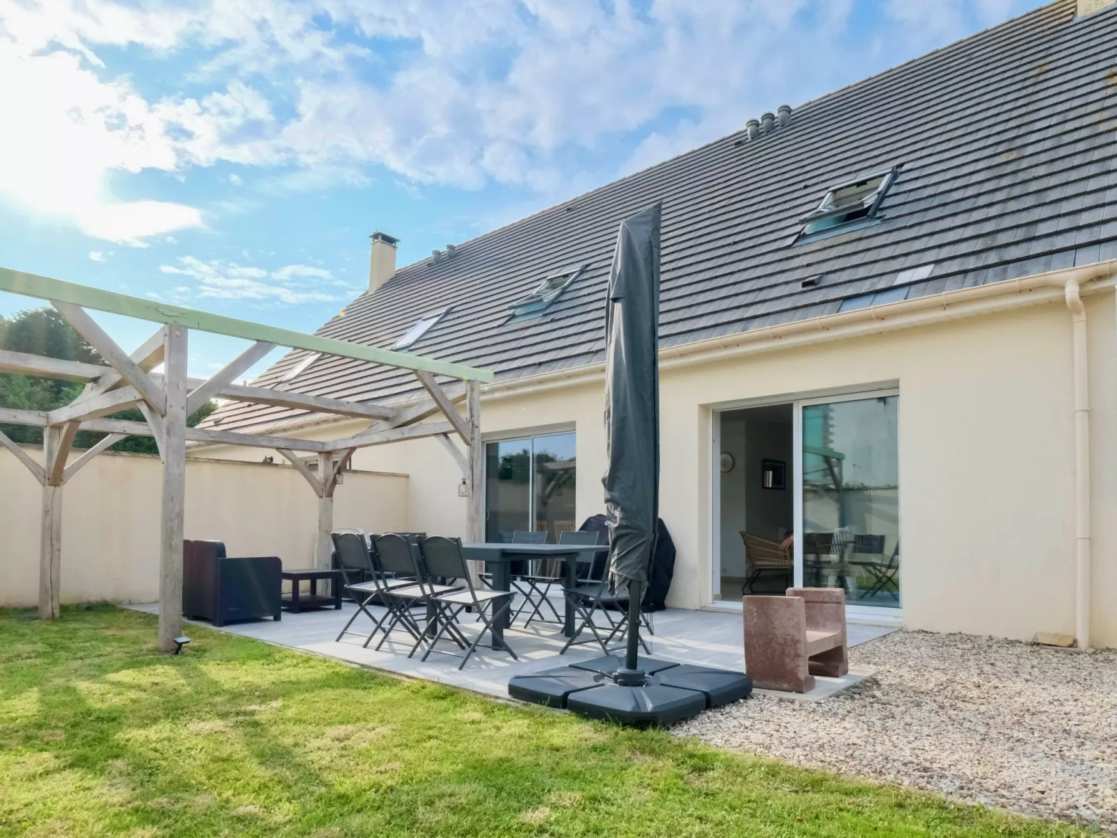 Haus "L'Oyat" mit Garten und Plancha-Buiten