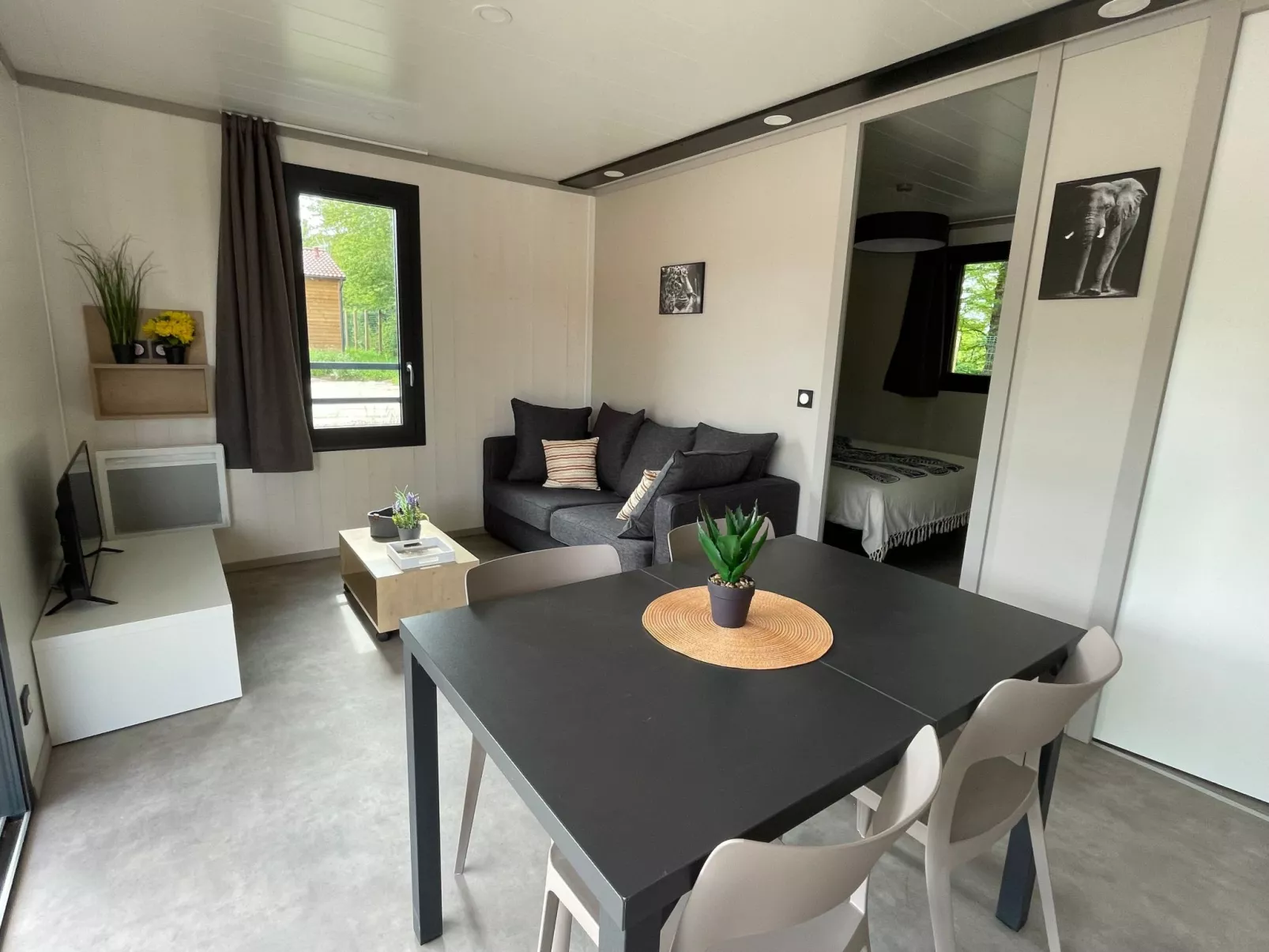 "chalet a giffaumont" klimatisiert am LAC DU DER-Binnen