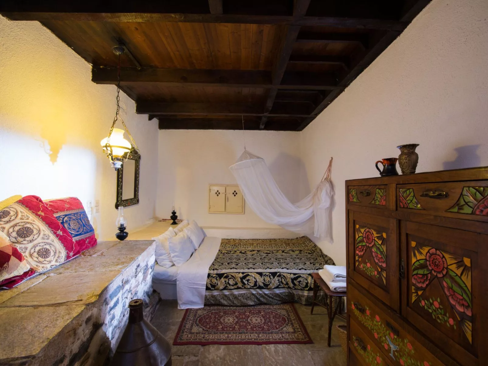 Authentisches Kreta Elounda Haus mit Meerblick Margarita-Binnen