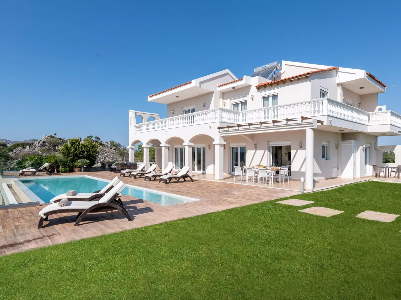 Villa Kamos in Archangelos-Image-tags.info