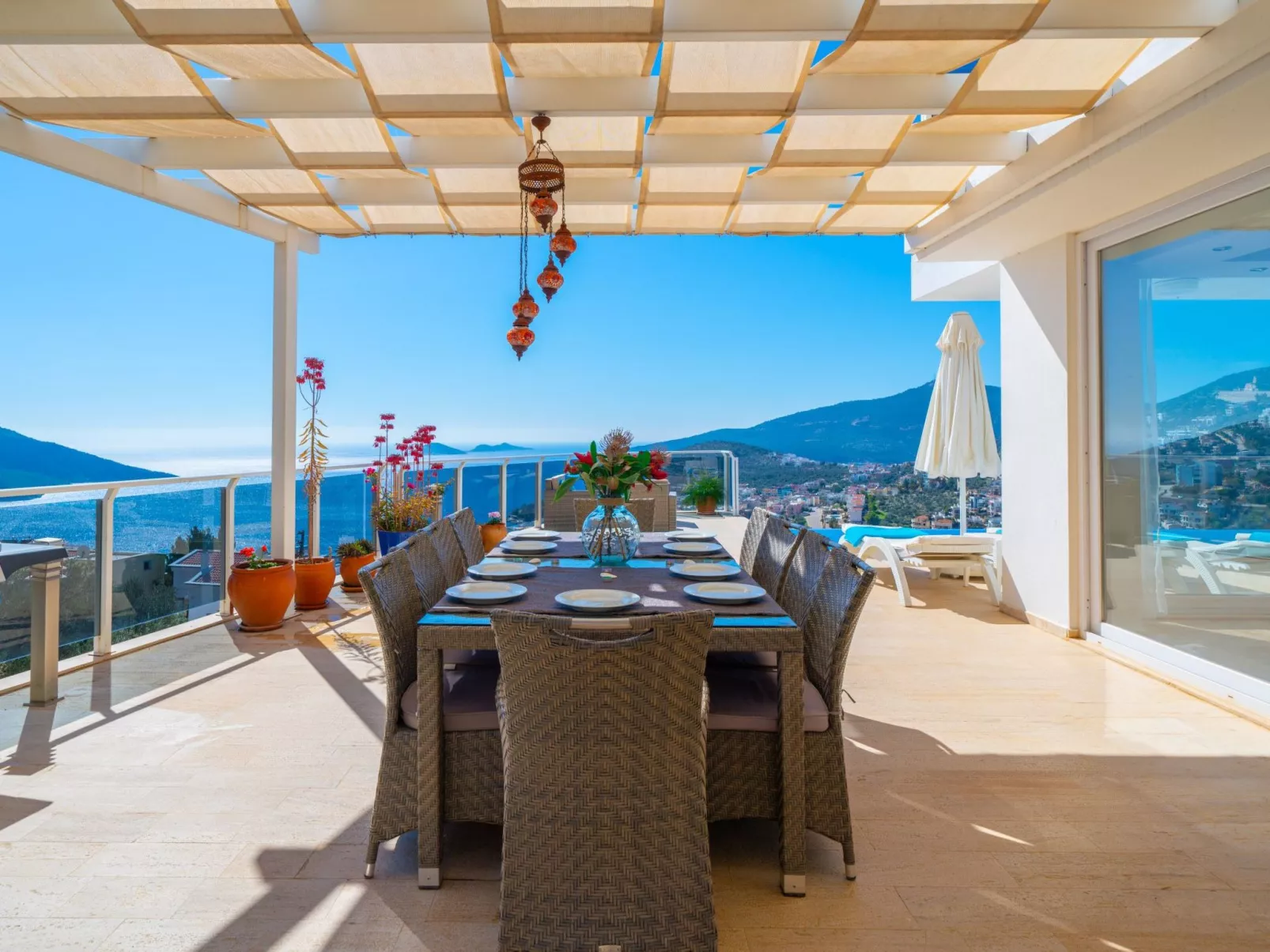 Luxuriöse Villa mit Meerblick in Kalkan Kalamar-Image-tags.info