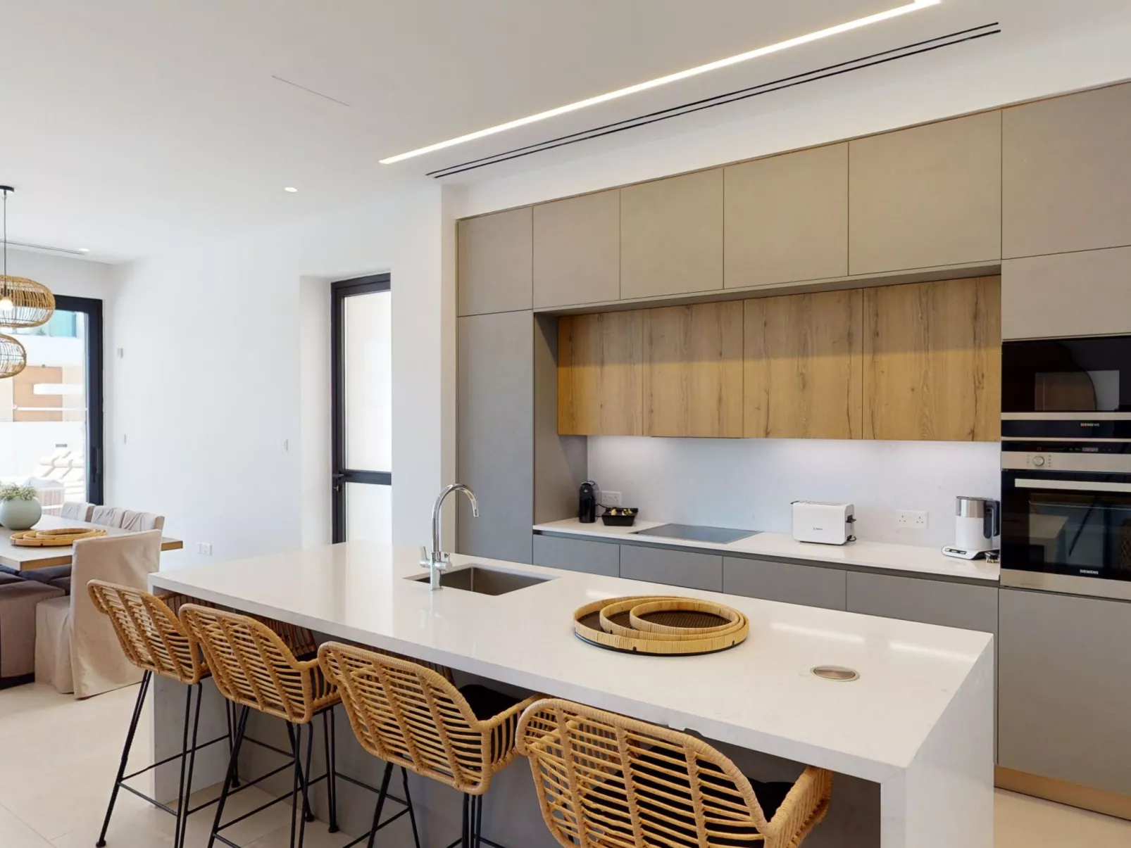 Periyiali Resort - Seitlicher Meerblick Terpsichori - 18-Binnen