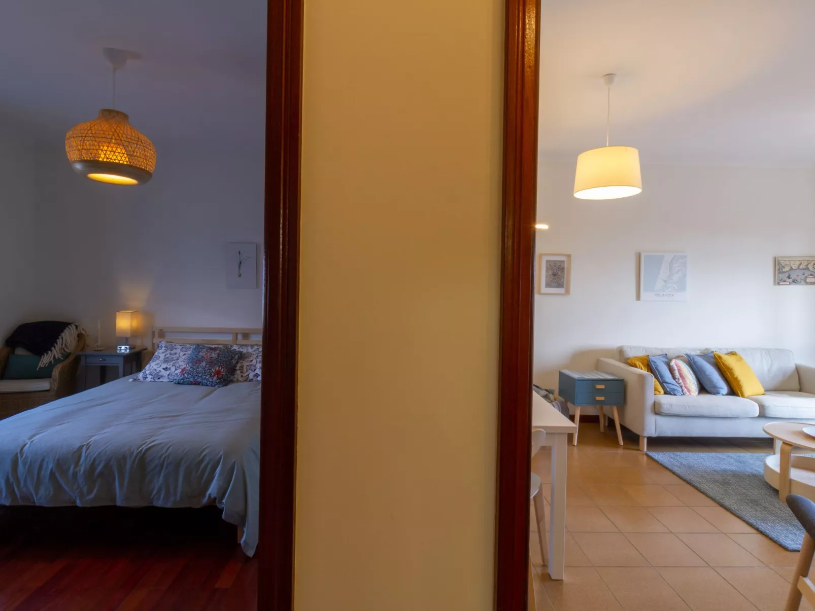 Wohnung mit Balkon, Blick auf die Lagune, Sao Jacinto, Aveiro-Binnen